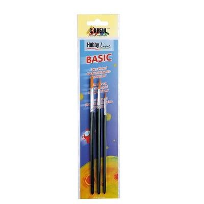 Комплект четки HOBBY LINE Pinsel-Set BASIC, кръгли, 3 броя