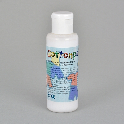 Cottonpaint, боя за рисуване върху текстил, 50 ml, бяла