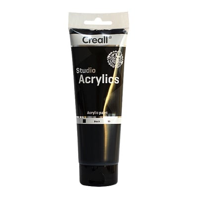 Акрилна боя CREALL STUDIO ACRYLICS, 250 ml, Black