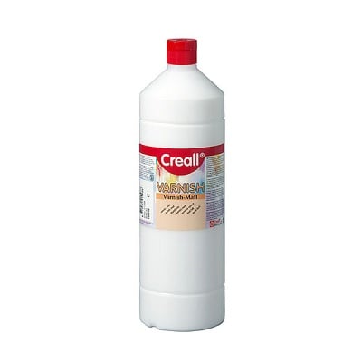 Лак запечатващ на водна основа CREALL, 1000 ml ГЛАНЦОВ/МАТОВ