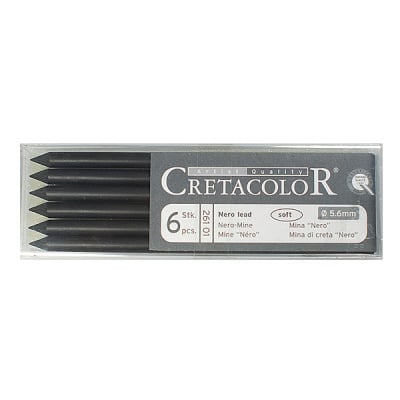 Пастелна сърцевина CretaColor, Nero Drawing, soft
