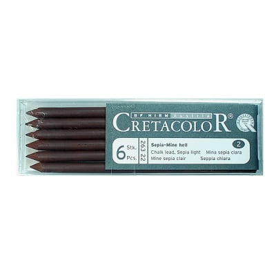 Сухопастелна сърцевина CretaColor, Sepia, light