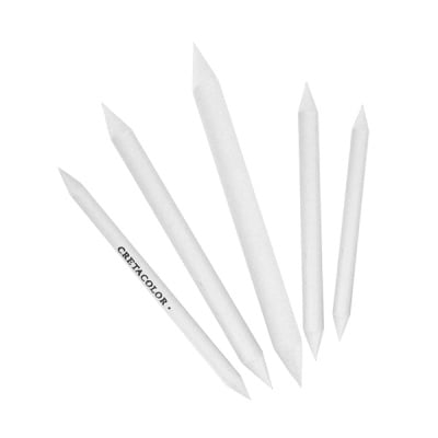 Комплект хартиени моливи CretaColor, Paper Wipes, 4, 6,7,9,12 mm