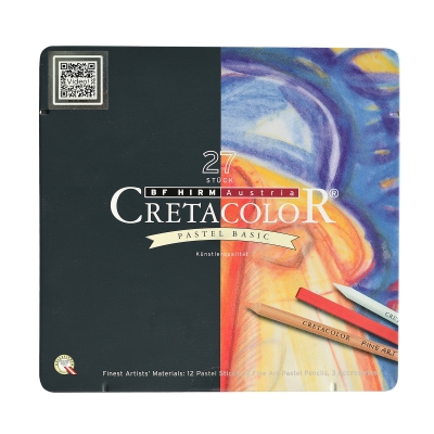 Комплект художествен CretaColor, PASTEL BASIC, метална