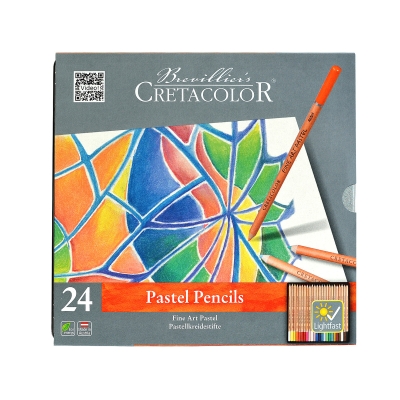 Комплект пастелни моливи CretaColor, FINE ART PASTEL, 24 цвята,