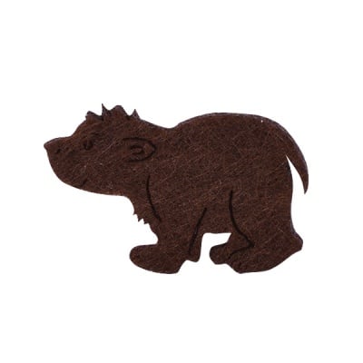 Деко фигурка кафява мечка, Filz, 40 mm