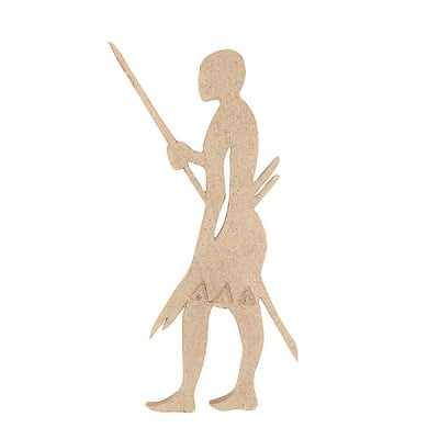 Декоративна фигура RicoDesign, АФРИКАНЕЦ, MDF, 23.5/9/0.5 cm