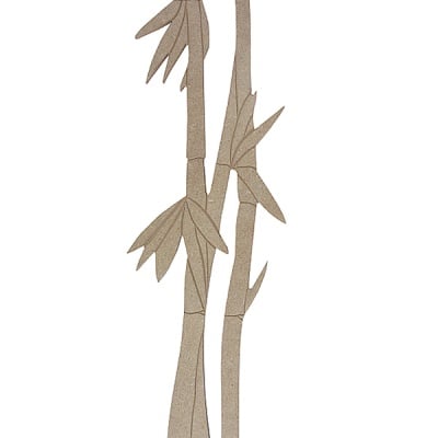 Декоративна фигура RicoDesign, БАМБУК, MDF, 10.5/10/0.5 cm