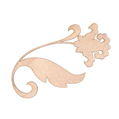 Декоративна фигура RicoDesign, ЦВЕТЕ, MDF, 25.5/14 cm