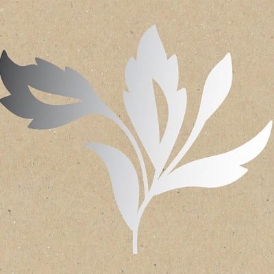 Декоративна фигура RicoDesign, ГОЛЯМА КЛОНКА l, SILVER, 15.5/14 cm