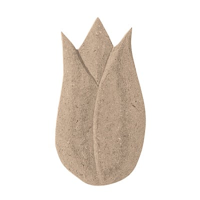 Декоративна фигура RicoDesign, ЛАЛЕ ЗАТВОРЕНО, MDF, 9/5/0.5 cm