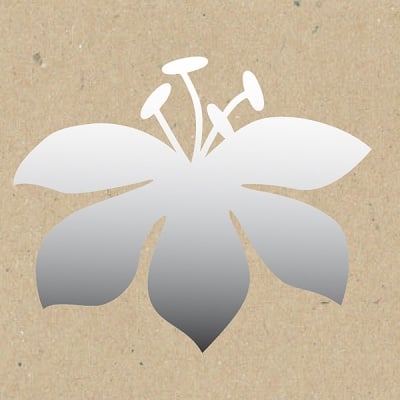 Декоративна фигура RicoDesign, ЛИЛИУМ, SILVER, 9.5/10 cm