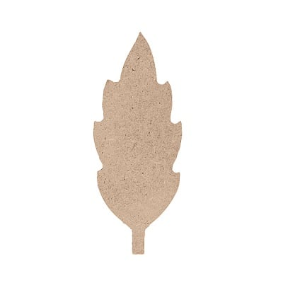 Декоративна фигура RicoDesign, ЛИСТ 2, MDF, 3/7/0.5 cm