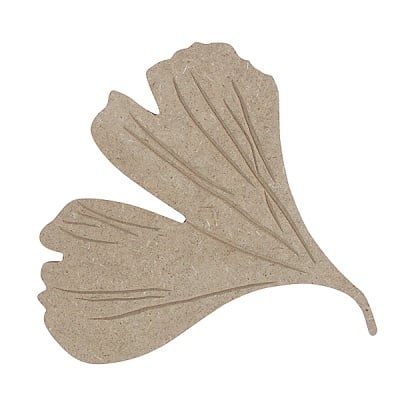 Декоративна фигура RicoDesign, ЛИСТ ГИНКОБИЛОБА, MDF, 8/7/0.5 cm