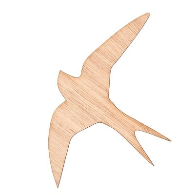 Декоративна фигура RicoDesign, ЛЯСТОВИЦА, MDF, 11.5/13.5 cm