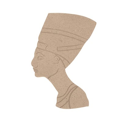 Декоративна фигура RicoDesign, НЕФЕРТИТИ, MDF, 16.5/12/0.5 cm