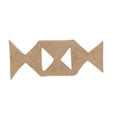 Декоративна фигура RicoDesign, ОРНАМЕНТ 2, MDF, 10.5/4.5/0.5 cm