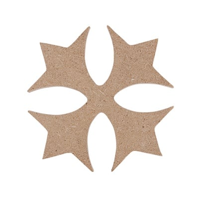 Декоративна фигура RicoDesign, ОРНАМЕНТ 4, MDF, 5.5/5.5 CM