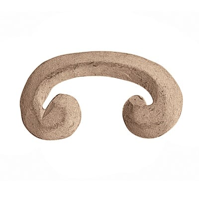 Декоративна фигура RicoDesign, ОРНАМЕНТ ИЗВИВКА, MDF, 5/2.5/0.5 cm