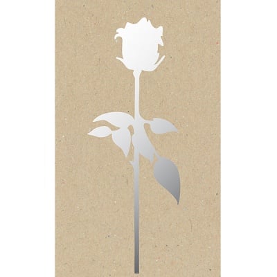 Декоративна фигура RicoDesign, РОЗА, SILVER, 6/20.5 cm