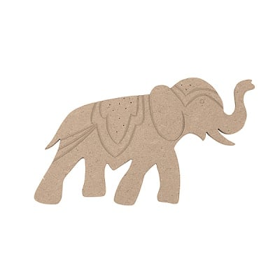 Декоративна фигура RicoDesign, СЛОН, MDF, 11/22/0.5 cm