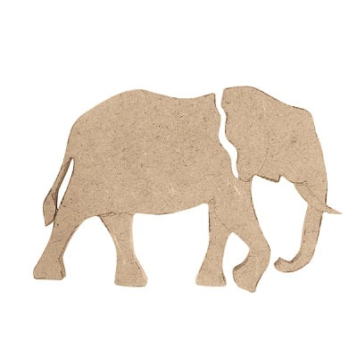 Декоративна фигура RicoDesign, СЛОН, MDF, 8.5/12.5/0.5 cm