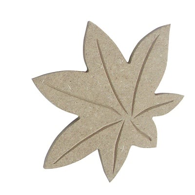 Декоративна фигура RicoDesign, ЗВЕЗДОВИДНО ЛИСТО, MDF, 11.5/14.5/0.5cm