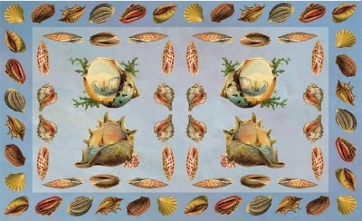 Декупажна хартия, 60 gr/m2, 33 x 48 cm, 1л, Сбирка от раковини