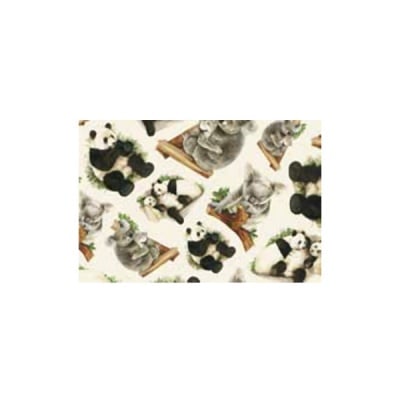 Декупажна хартия с мотиви, 40 g/m2, 50 x 70 cm, 1л, Панди и коали