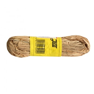 Raffia-Gartenbast, рафия гланц, 50 гр., натурална