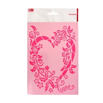 Шаблон, Венец сърце/ 1 част, DIN A 4