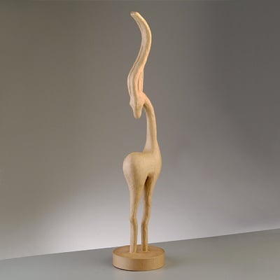 Фигура от папие маше, антилопа, 82 x 17 cm