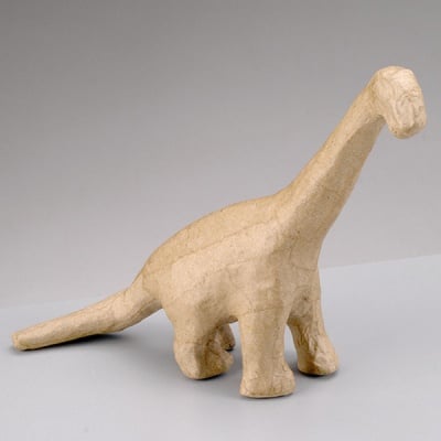 Фигура от папие маше, динозавър, 18 x 5 x 16 cm