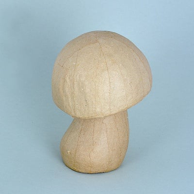 Фигура от папие маше, гъба, 14 x 19 cm