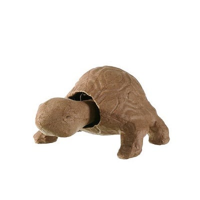 Фигура папие маше, костенурка, 17,5 х 12,5 х 8 сm