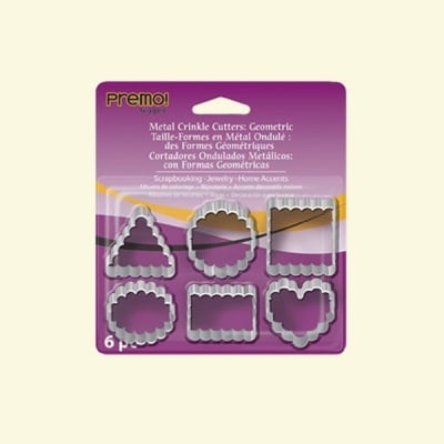 Форми за изрязване Crinkle на глина Sculpey, 6 бр.