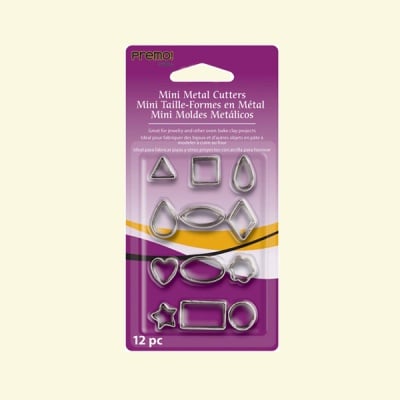 Форми за изрязване Mini Crinkle на глина Sculpey, 12 бр.