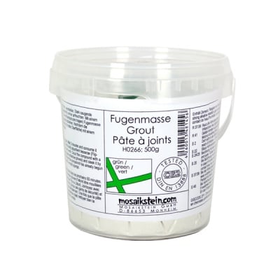 Фугираща смес за мозайка с кофичка, 500 g, зелено
