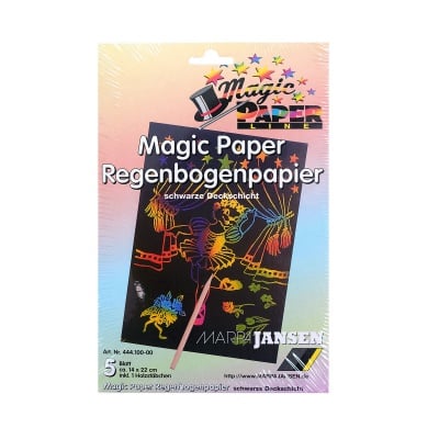 Magic-Paper Regenbogenpapier, 14 x 22 cm, 5л в пакет