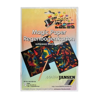 Magic-Paper Regenbogenkarton, 14 x 22 cm, 4л в пакет