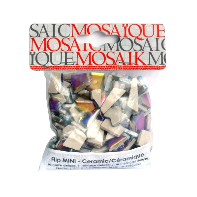 Мозаечна плочка Flip mini, стъкло, 0.5-2 cm, 180 бр., дъга