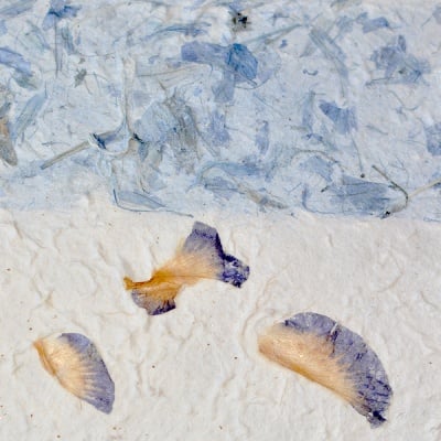 Хартия ръчна естествена, 100 g/m2, 55 x 80 cm, 1л, ивици