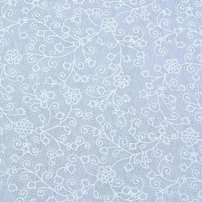 Хартия ръчна памучна, 50 g/m2, 50 x 70 cm, 1л, бял с релефни цветя