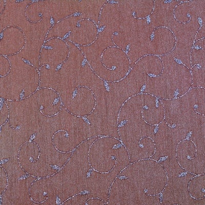 Хартия ръчна памучна, 50 g/m2, 50 x 70 cm, 1л, бяла с флорални мотиви