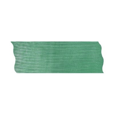 Лента шифон рязана, 40 mm, 10m, тъмно зелена
