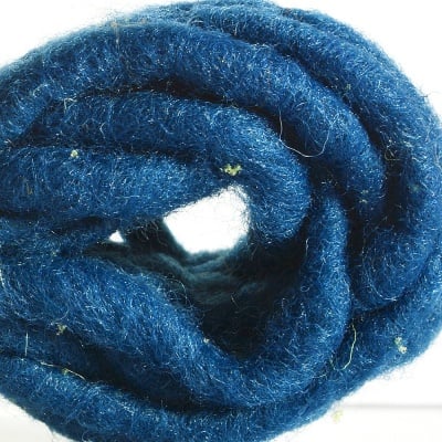 Връзка вълнена, Filzkordel, 5 mm x 20 m, тъмно синя