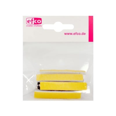 Игла - основа за брошка, 40 mm, 4 броя, самозалепваща