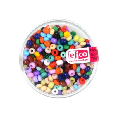 Индиански перли, непрозрачни, ф 3,5 mm, ~400 бр.