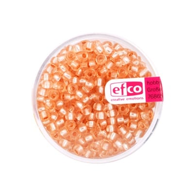 Индиански перли, сребриста нишка, ф 3,5 mm, ~400 бр., медни