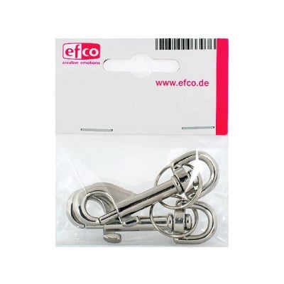 Карабина с халка, 65 mm, 2 броя, никелирана